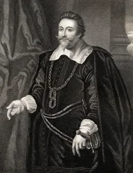 Portræt af Francis Cottington, fra Lodges British Portraits, 1823