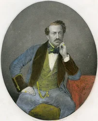 Portræt af Gustavus Vaughan Brooke, ca. 1860 (litografi)
