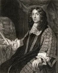 Portræt af Heneage Finch (1621-82), fra Lodges British Portraits, 1823