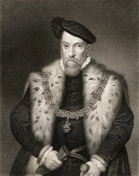 Portræt af Henry Fitzalan, 12. jarl af Arundel, fra Lodges British Portraits, 1823
