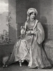 Portræt af Lady Hester Stanhope,