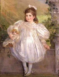 Portræt af Margaret Holmes a Court, ca. 1890 (pastel)