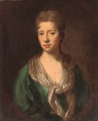 Portræt af Martha, hustru til Sir William Clayton, ca. 1756