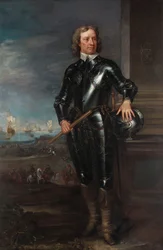 Portræt af Oliver Cromwell