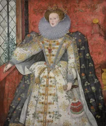 Portræt af dronning Elizabeth I (1533-1603), ca. 1585-90 (olie på lærred)