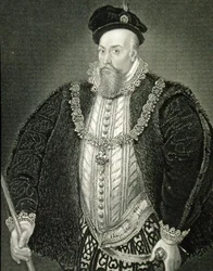Portræt af Robert Dudley (1532-88) 1. jarl af Leicester, fra 
