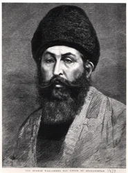 Portræt af Shir Ali Khan (1825-79) Emir af Afghanistan, 1878