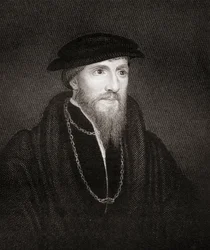 Portræt af Sir Anthony Denny (1501-49) fra Lodges British Portraits, 1823