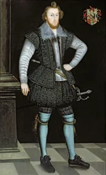Portræt af Sir Edward Fox af Gwrrnego
