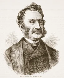 Portræt af Sir Hope Grant, illustration fra Cassells Illustrated History of England