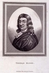 Portræt af Thomas Blood (ca. 1618-80), pub. af G. Smeeton
