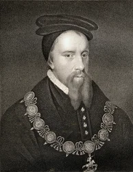 Portræt af Thomas Stanley (1435-1504) 1. jarl af Derby, fra Lodges British Portraits, 1823