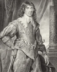 Portræt af William Hamilton, 2. hertug af Hamilton (1616-51), fra 
