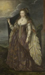 Portræt af en dame, ca. 1615 (olie på lærred)