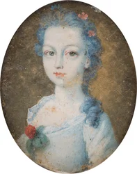 Portræt af en dame, muligvis Margaret, grevinde af Cork (1710-1758), ca. 1705-58 (olie på lærred)