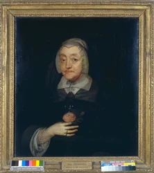 Portræt af en ukendt kvinde, ca. 1640-50 (olie på lærred)