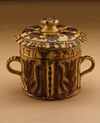 Posset gryde med låg, 1711 (bestik)