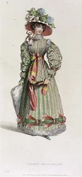 Promenadekjole, modeplade fra Ackermann