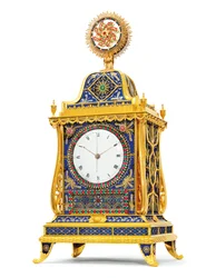 Quarter-chiming, musikalsk og automat "sejlskibe" ur til det kinesiske marked, Henry Borrell, London, slutningen af det 18. århundrede