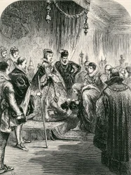 Modtagelse af den første russiske ambassade i England, 1865