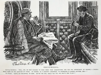 Gensidig, illustration fra Punch