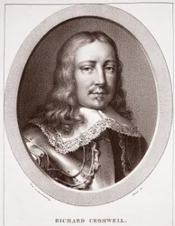 Richard Cromwell, tilskrevet Maurin, graveret af de Langlume