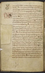 Kongelig 13. A.XI, f.55vMarginaltegninger af Solen og Månen.De temporum ratione.Bede den Ærværdige Mscellany af værker om computus og astronomi.11. århundrede-12. århundrede