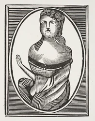 Sarah Millwood, illustration fra Chap-books of the Eighteenth Century af John Ashton, pub. 1882