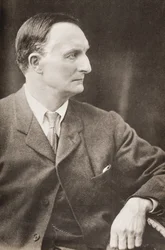 Sir Edward Grey, Viscount Grey of Falloden, illustration fra 
