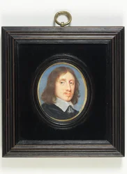 Sir Henry Vane The Younger (akvarel på vellum)