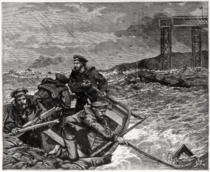 Tay Bridge-katastrofe: både, der hjælper med eftersøgningen