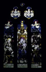 Magiernes tilbedelse (farvet glas)