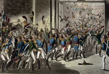 Napoleons ankomst (1769-1821) til Tuilerierne den 20. marts 1815
