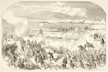 Slaget ved Malvern Hill (litho)