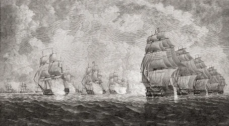 Slaget ved Pulo Aura, 1804, fra 