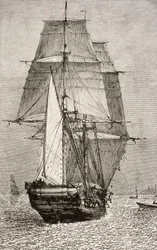 The Brig HMS Beagle, fra 