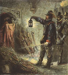 Tilfangetagelsen af Guy Fawkes, pub. 1890