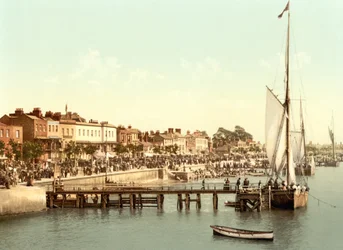 The Cart Parade, Southend (håndfarvet foto)