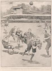The Football Association Cup - Den endelige uafgjort på Crystal Palace Grounds, 1895