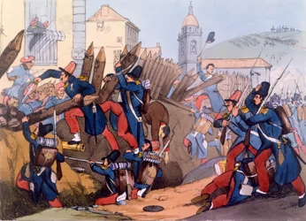 Den Franske Legion stormer en Carlist Entrenchment, 1837