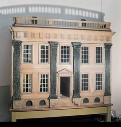 The Great House engelske dukkehus, ca. 1750, menes at komme fra Cheshire eller Lancashire (træ)