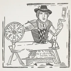 The History of the Blind Beggar of Bethnal Green, illustration fra Chapter-books of the Eighteenth Century af John Ashton, pub. 1882