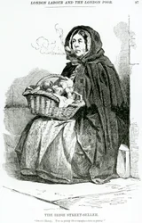 Den irske gadesælger, ca. 1840