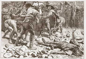 The Martyrdom of Constantine of Samosata, illustration fra 