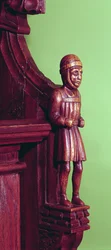The Peddler of Swaffham, ca. 1462 (træ)
