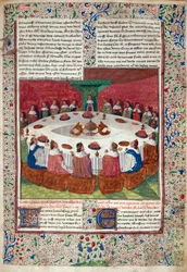 Det runde bord og den hellige gral, fra 