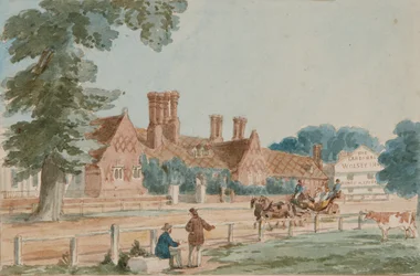 The Royal Mews, ca. 1865 (akvarel på papir)