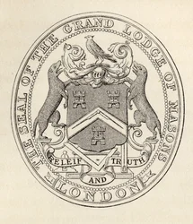 Seglet for Frimurernes Storloge, London, før 1813, fra 