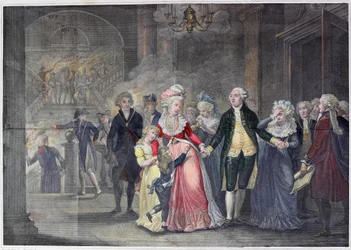 Adskillelsen af Ludvig XVI fra hans familie