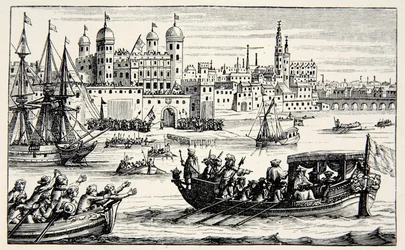 De syv biskopper går til tårnet, april 1688